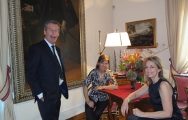 con Eugenio e Marina Kielland